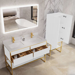 Overskud af badeværelsesmøbler fra Denform