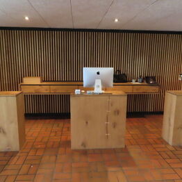 Langhoff & Juul Strandhotel Ebeltoft (Designer møbler, vintage og storkøkken)