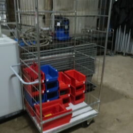 Værktøj, el. palleløfter, borde m.m.