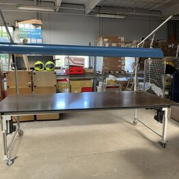 Værktøj, el. palleløfter, borde m.m.