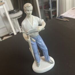 PORCELÆNSFIGURER Bing & Grøndahl, GDR, Graefenthal mm.