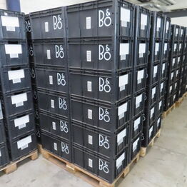 Lagertransportkasser fra Bang & Olufsen