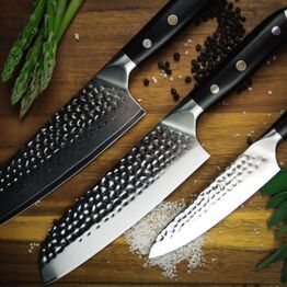 Eksklusive kokkeknive samt pander og herreure *Sendes gratis ved endt auktion*