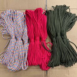 Faldskærmsliner/tov - fragtfri i DK inkluderet