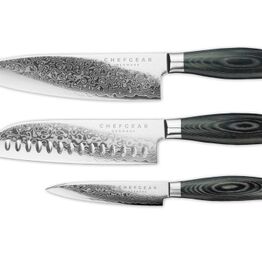 Eksklusive kokkeknive samt pander og herreure *Sendes gratis ved endt auktion*