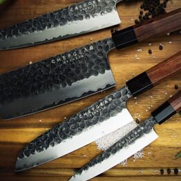 Eksklusive kokkeknive samt pander og herreure *Sendes gratis ved endt auktion*