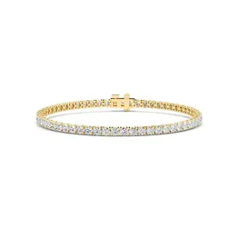 "Klassiske tennis armbånd -i hvidguld med naturlige diamanter, og guld tennis armbånd med lab- grown diamanter "