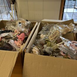 Hårklemmer, accessories, værktøj, butiksinventar