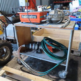 Overskudsauktion # VÆRKTØJ # MASKINER # VARELAGER # STILLADSER