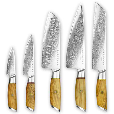 Eksklusive kokkeknive samt pander og herreure *Sendes gratis ved endt auktion*