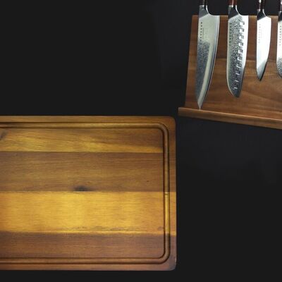 Eksklusive kokkeknive samt pander og herreure *Sendes gratis ved endt auktion*