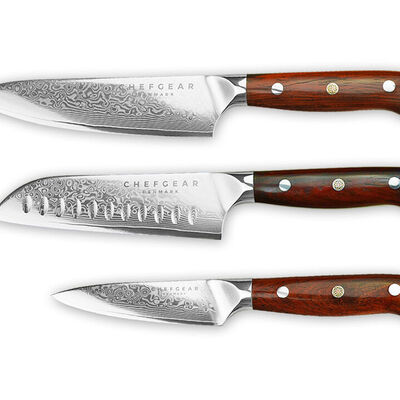 Eksklusive kokkeknive samt pander og herreure *Sendes gratis ved endt auktion*