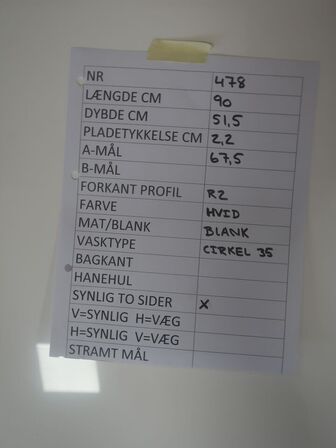 KUMA vask (nr. 478)