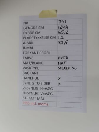 KUMA vask (nr. 741)