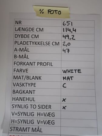 KUMA vask (nr. 651)