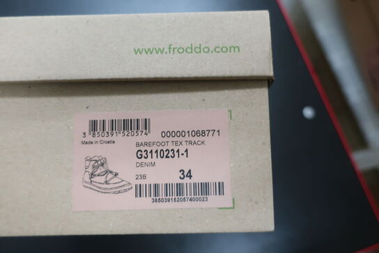 Støvler FRODDO Barefoot Tex Track Track G3110231-1 Denim Str: 34
