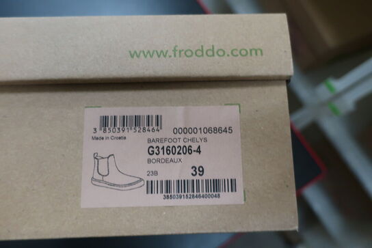 Støvler FRODDO Barefoot Chelys G3160206-4 Bordeaux Str: 39