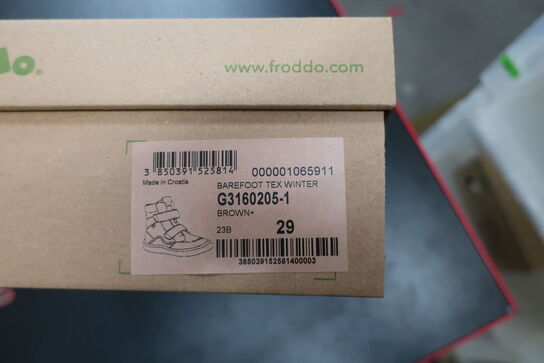 Støvler FRODDO Barefoot Tex Winter G3160205-1 Brown+ Str: 29