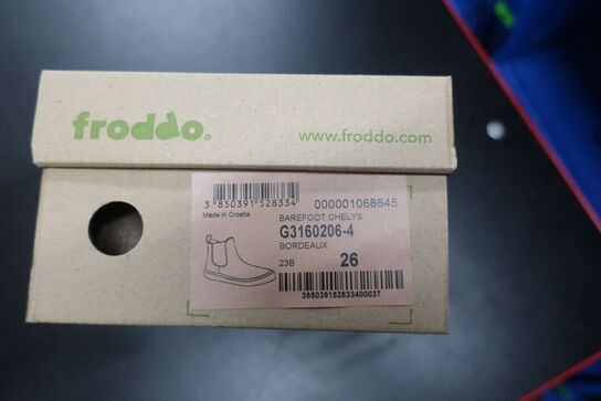 Støvler FRODDO Barefoot Chelys G3160206-4 Bordeaux Str: 26