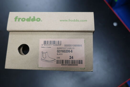 Støvler FRODDO Barefoot Chelys G3160206-6 Black Str: 24