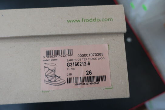 Støvler FRODDO Barefoot Tex Track Wool G160212-6 Fuxia Str: 26