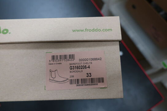 Støvler FRODDO Barefoot Chelys G3160206-4 Bordeaux Str: 33