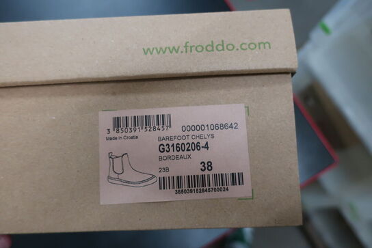 Støvler FRODDO Barefoot Chelys G3160206-4 Bordeaux Str: 38