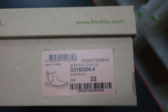 Støvler FRODDO Barefoot Chelys G3160206-4 Bordeaux Str: 32