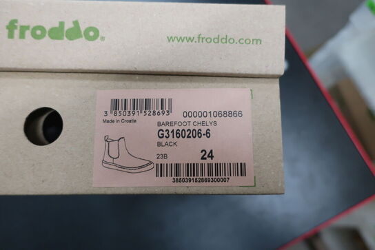 Støvler FRODDO Barefoot Chelys G3160206-6 Black Str: 24