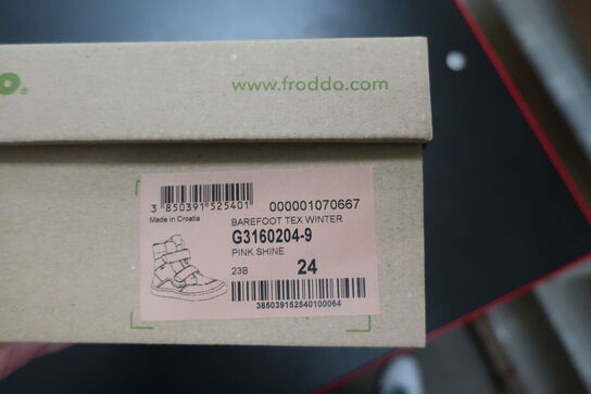 Støvler FRODDO Barefoot Tex Winter G3160204-9 Pink Shine Str: 24