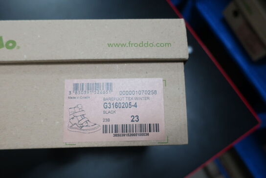 Støvler FRODDO Barefoot Tex Winter G3160205-4 Black Str: 23