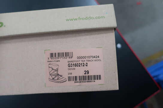 Støvler FRODDO Barefoot Tex Track Wool G2160212-2 Denim Str: 29