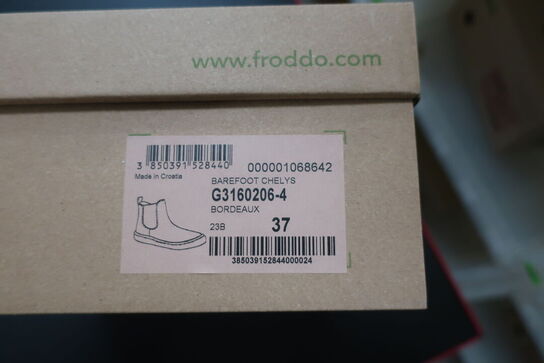 Støvler FRODDO Barefoot Chelys G3160206-4 Bordeaux Str: 37