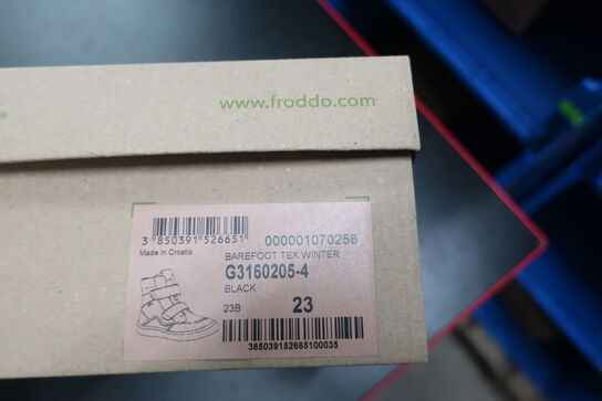 Støvler FRODDO Barefoot Tex Winter G3160205-4 Black Str: 23