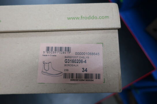 Støvler FRODDO Barefoot Chelys G3160206-4 Bordeaux Str: 34