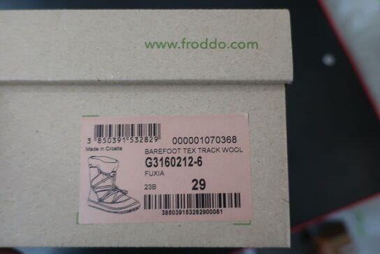 Støvler FRODDO Barefoot Tex Track Wool G160212-6 Fuxia Str: 29