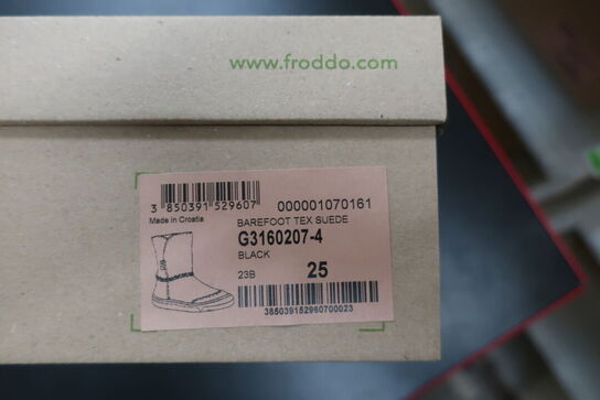 Støvler FRODDO Barefoot Tex Suede G3160207-4 Black Str: 25