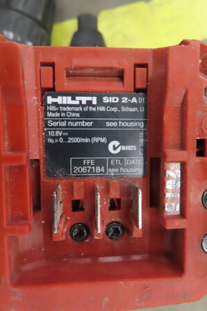 5 Stk. Akku-værktøj HILTI samt Fugepistol HILTI