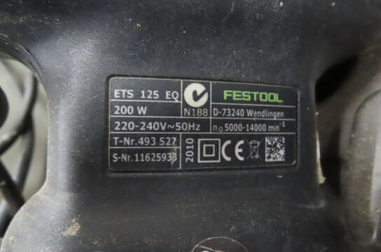 Excentersliber FESTOOL ETS 125 EQ