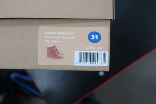 Støvler KOEL Emil Napa Tex Wool 550 - Cognac Str: 31