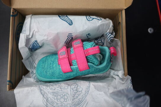 Sko AFFENZAHN Sneaker Knit Happy Owl Turquoise Str: 23