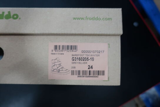 Støvler FRODDO Barefoot Tex Winter G3160205-10 Grey/Silver Str: 24