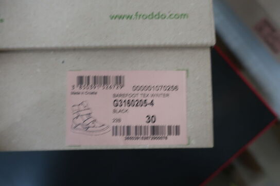 Støvler FRODDO Barefoot Tex Winter G3160205-4 Black Str: 30