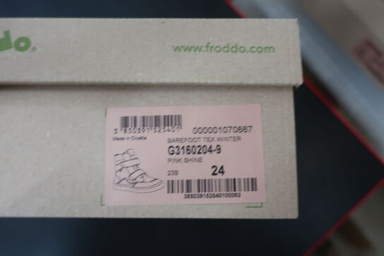 Støvler FRODDO Barefoot Tex Winter G3160204-9 Pink Shine Str: 24