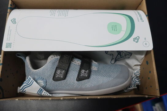 Sko AFFENZAHN Sneaker Knit Happy Seal Lightblue Str: 32