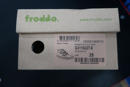 Støvler FRODDO Barefoot Autumn G3110227-9 Bordeaux Str: 25