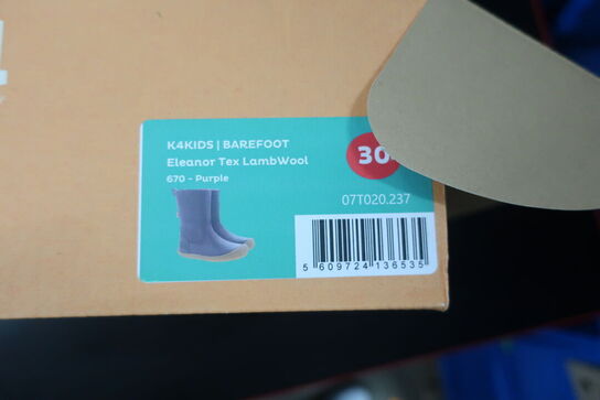 Støvler KEOL Eleanor Tex LambWool 670 - Purple Str: 30