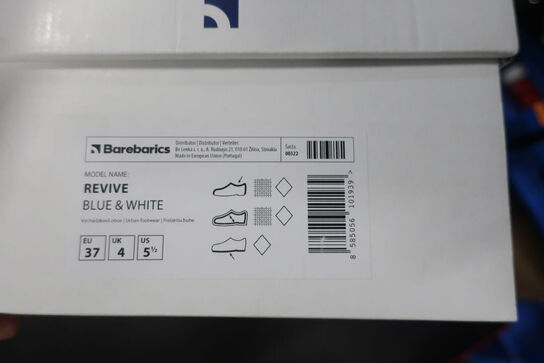 Sko BAREBARICS Revive Blue & White Str: 37