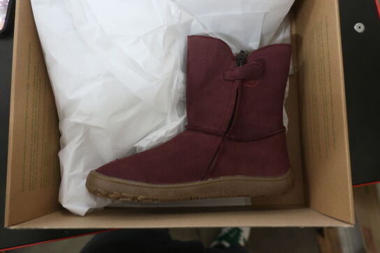 Støvler FRODDO Barefoot Tex Suede G3160207-1 Bordeaux Str: 32
