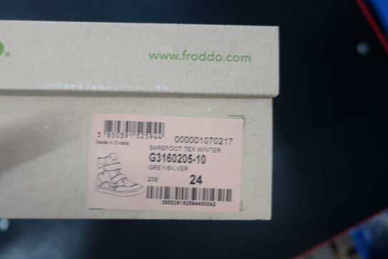 Støvler FRODDO Barefoot Tex Winter G3160205-10 Grey/Silver Str: 24